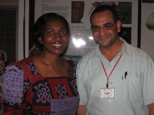 Dr Folake Abikoye and Dr Tarek Abdulaz (Egypt)